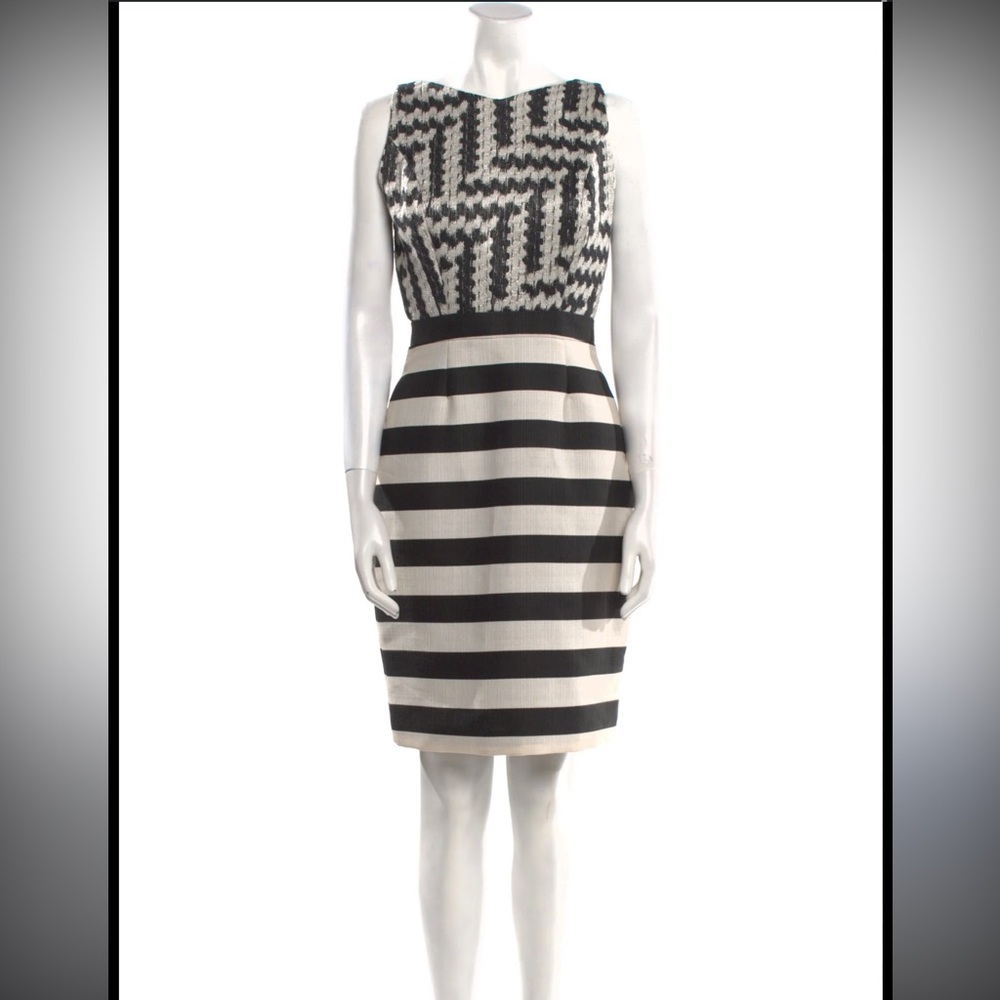 Christian Siriano Striped Dress‎